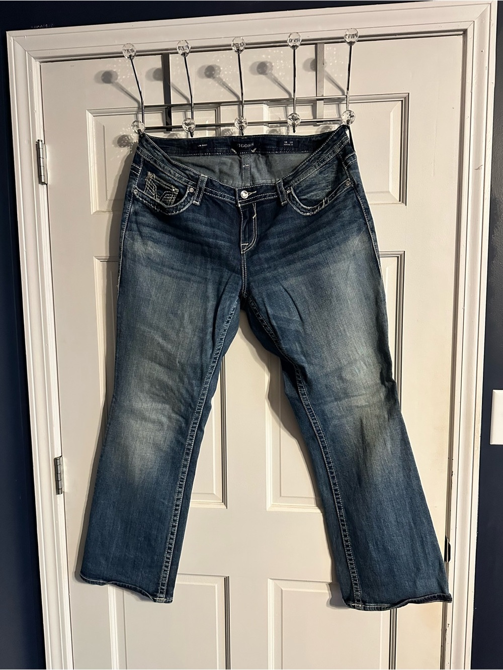 Size 18/32 Vigoss Women's Faded Blue Boot Cut Jeans